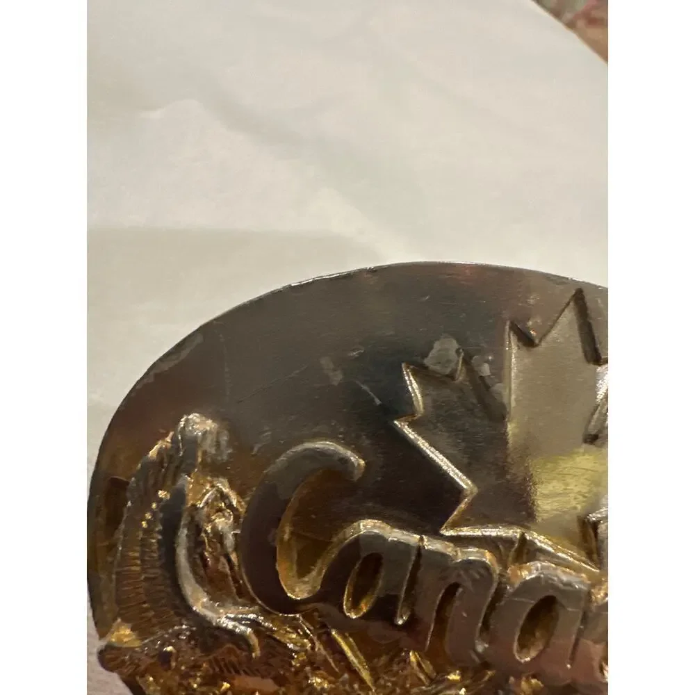 Siskiyou Authentic Canada Belt Buckle 1990